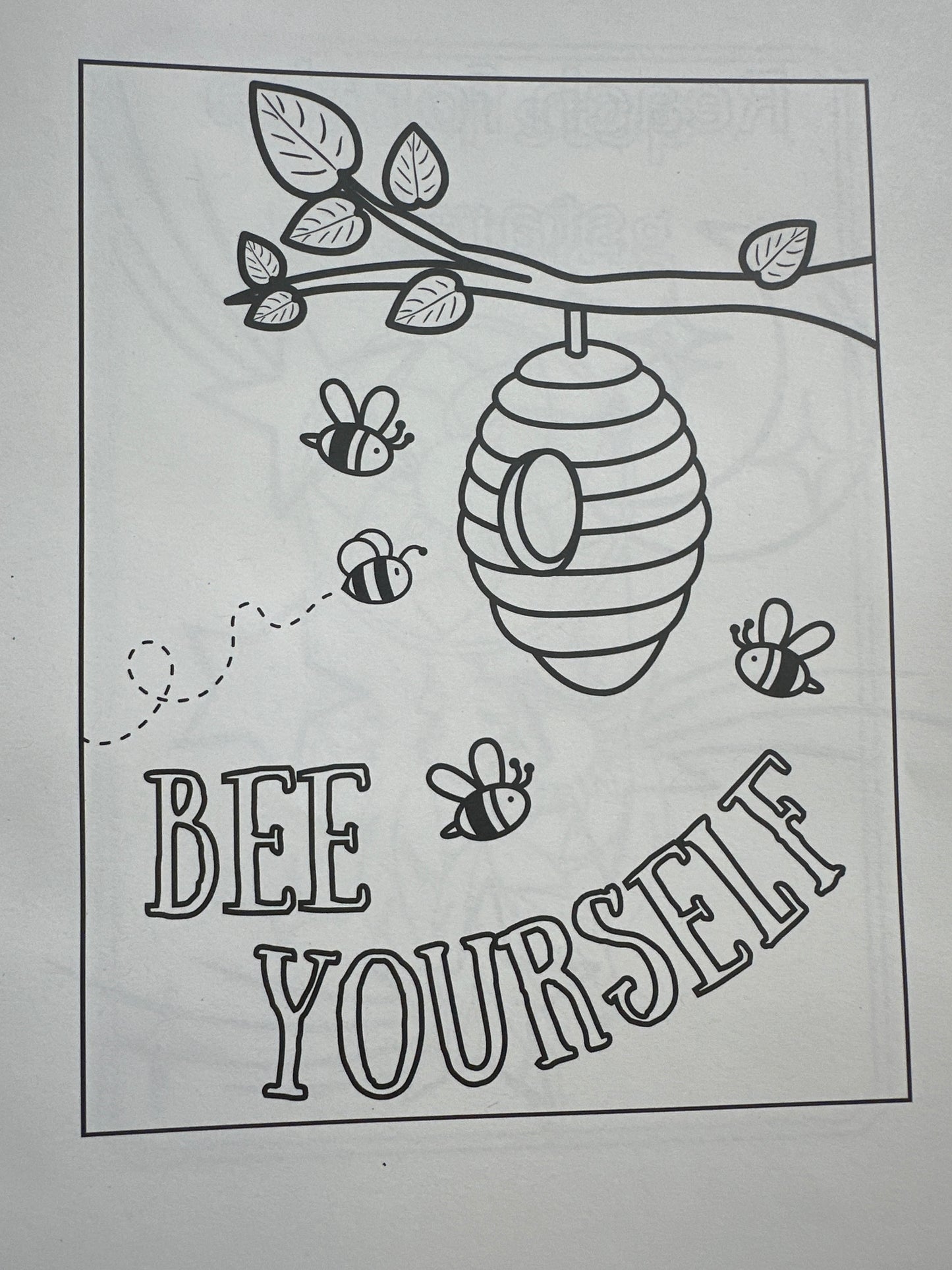 Be Positive Coloring Book