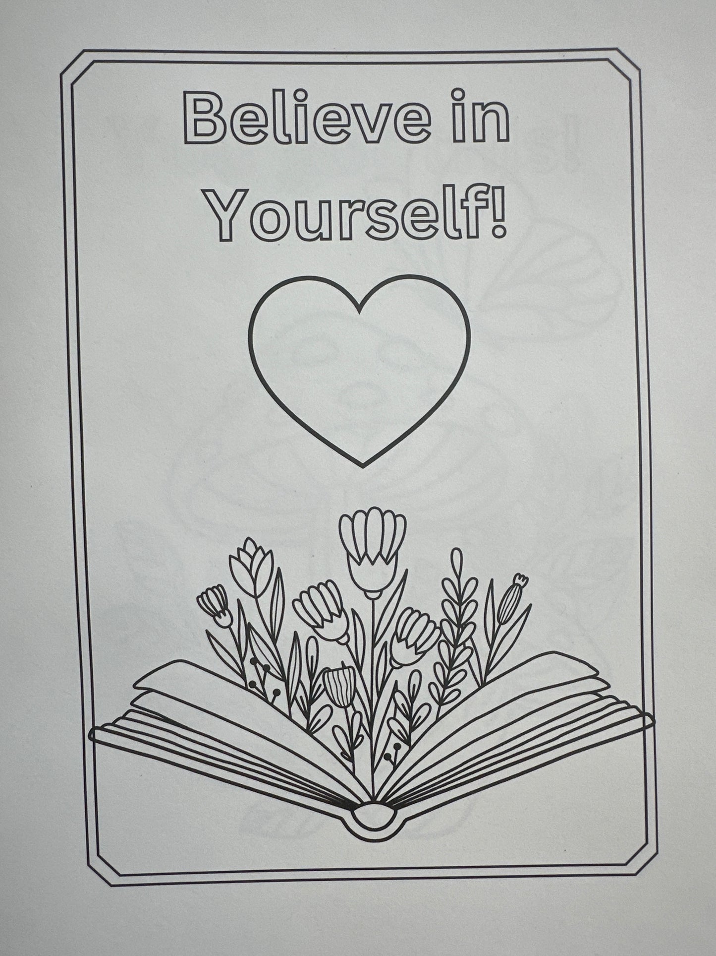 Be Positive Coloring Book